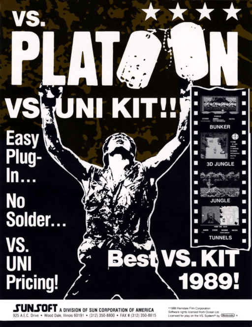 Vs. Platoon Game Cover